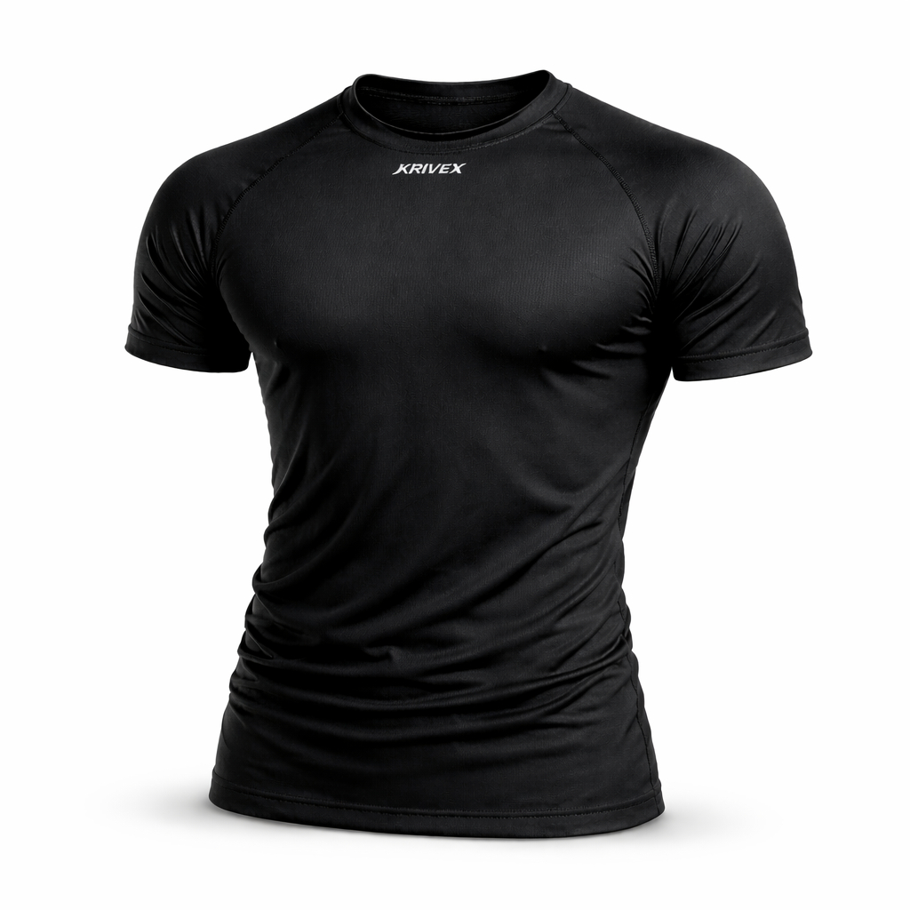 Camiseta UV50+ Masculina Compressão Fitness Premium Dry Fit Alta Performance Academia Treino Tecido Respirável