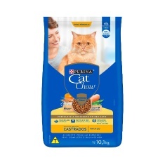 Ração Cat Chow Gatos Castrados Frango 10,1kg