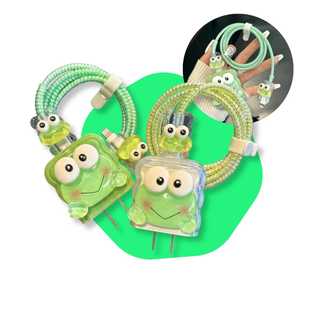 Capa Protetora Decorativa de Carregador Cabo Sapinho Fonte Compatível iPhone Premium Luxo em Oferta na Shopee