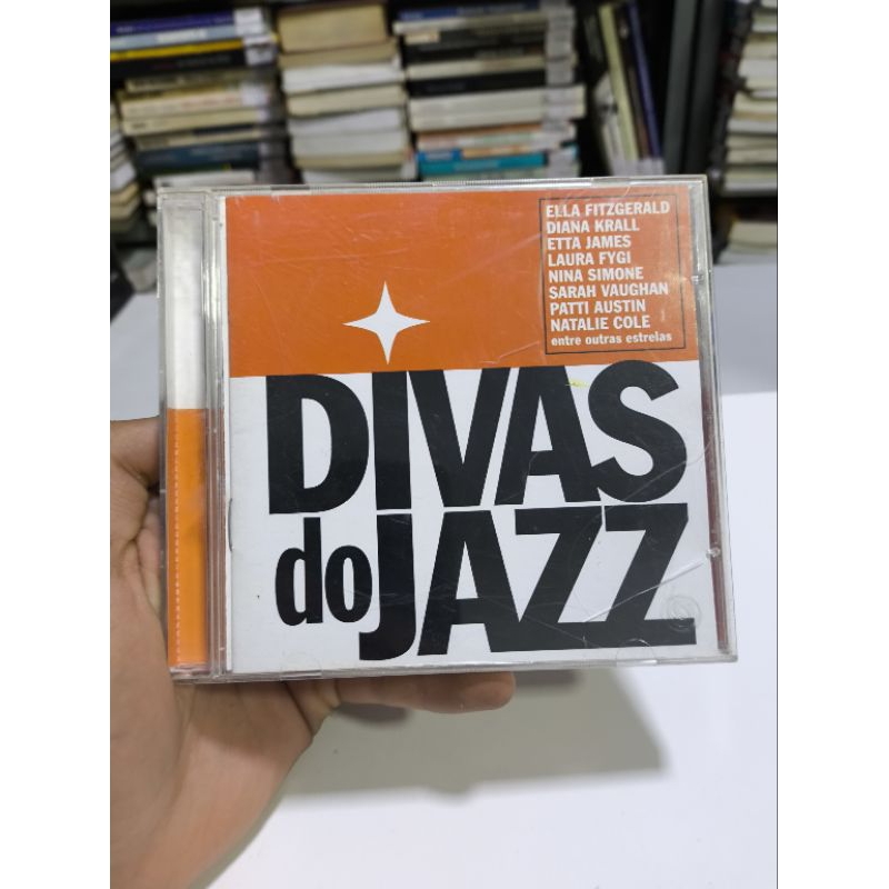 CD DIVAS DO JAZZ - ELLA FITZGERALD - DIANA KRALL - ETTA JAMES - CD Usado conservado - REF:CD 690