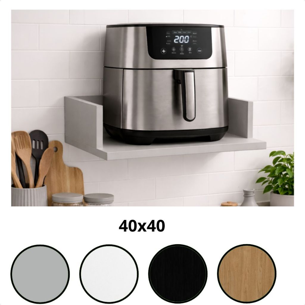 Suporte Para Airfryer Bebedouro e Eletrodomésticos Pequenos Cores 40X40 em Oferta na Shopee