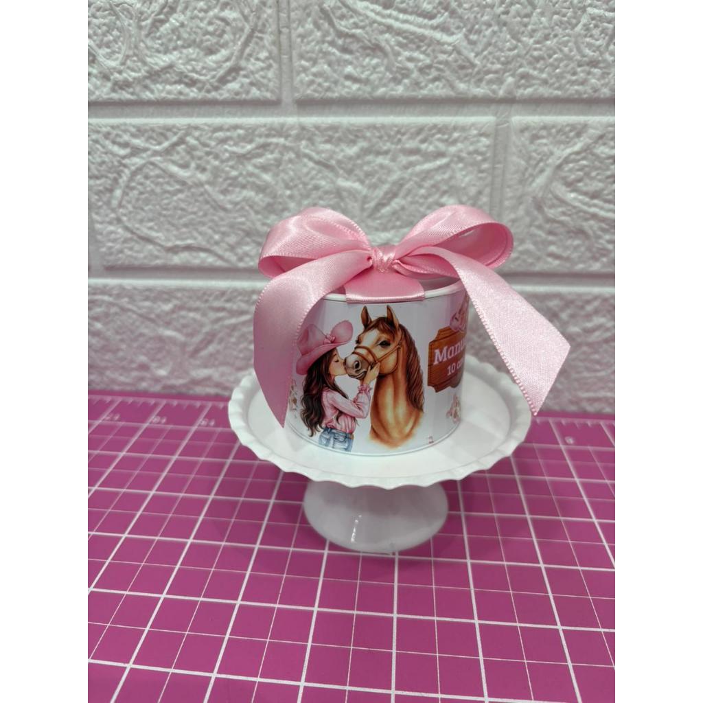 Kit tubolata personalizada Boiadeira 5x6 - Lembrancinhas para Festa - Chá de bebê - Maternidade - Aniversário