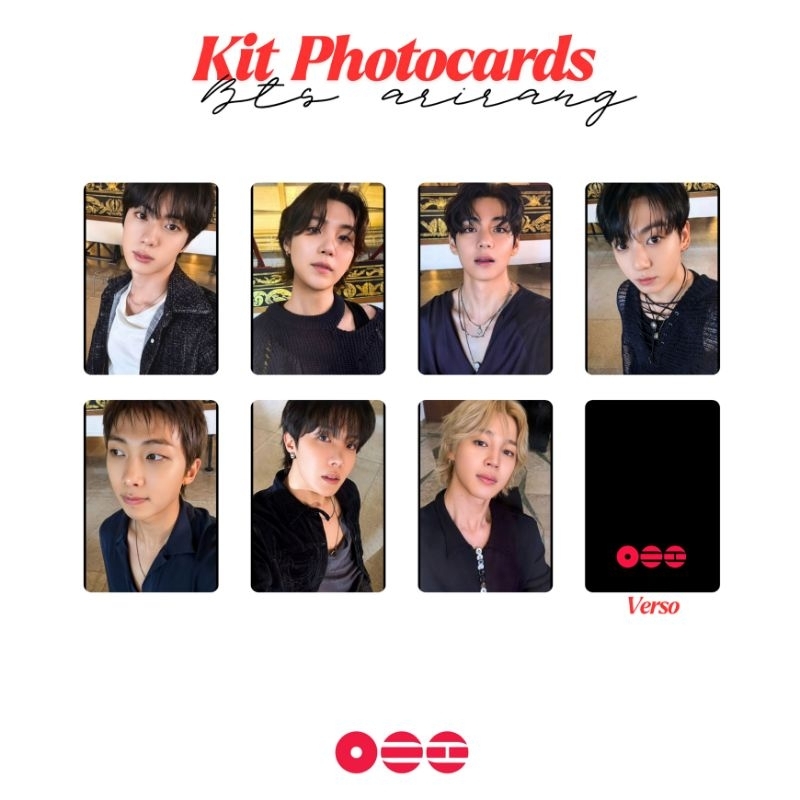 kit de photocards bts arirang fanmade