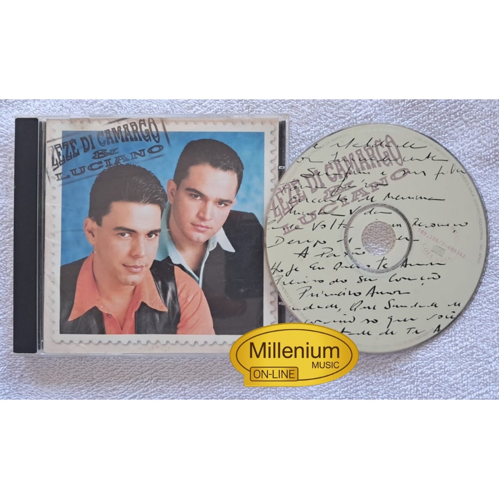 CD  Zezé Di Camargo & Luciano Cada Volta Um Recomeço 1997 Original Gravadora Colecionador Ótimo Estado