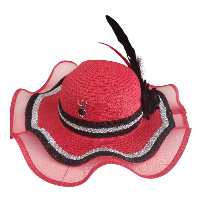 Chapéu Pomba Gira personalizado e decorado - Umbanda/Candomblé
