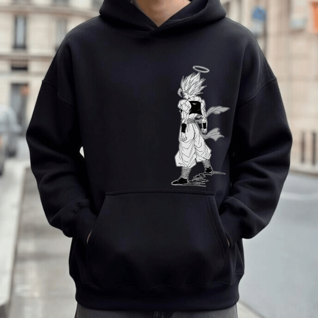 Moletom Estampado Stretwear Canguru Inverno Unisex Anime  Algodão Estilosa  Confortavel Premium Cores Variada Lançamento