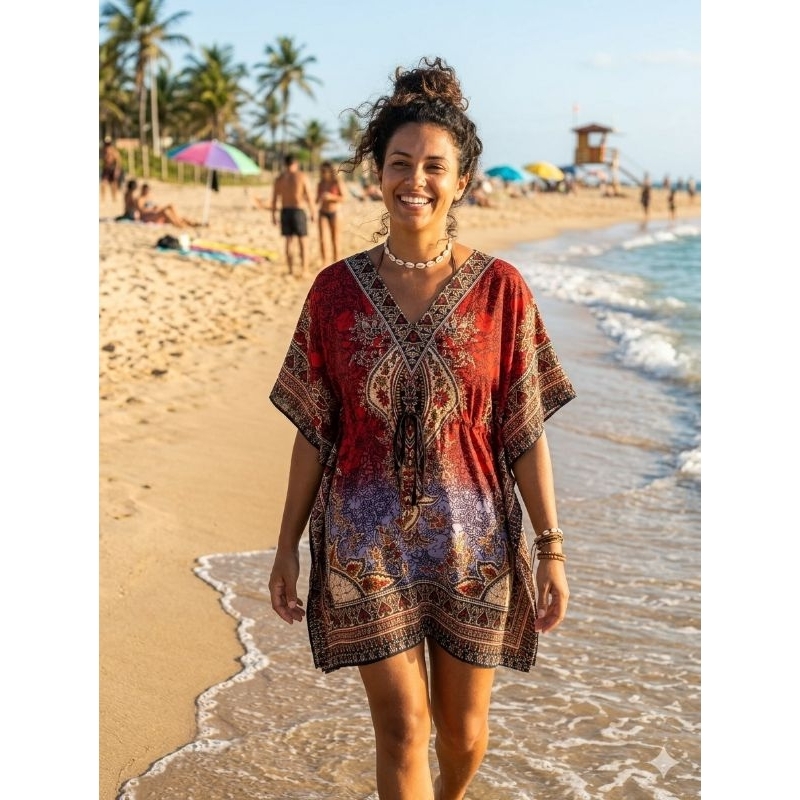 bata kaftan indiana saida de praia