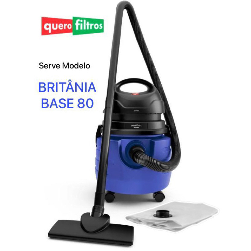 03 Sacos ALLCLEN para aspirador de pó compatível para modelo Britânia Base 80.