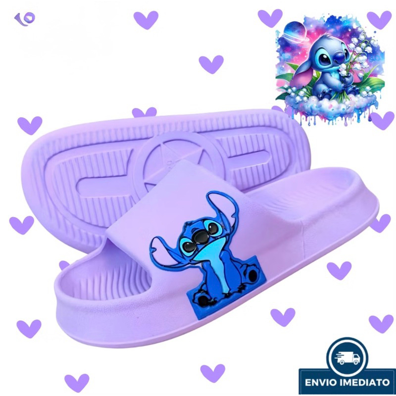 Chinelo Slide Feminino infantil Nuvem antiderrapante Personagem