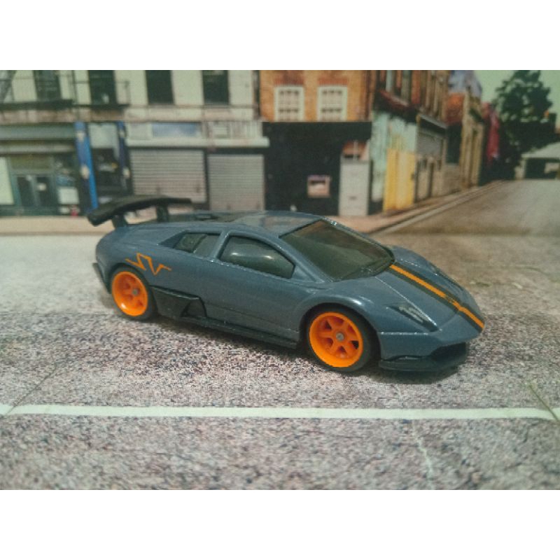 hot wheels Lamborghini murcielago super veloce personalizado (rodas com pneus de borracha)