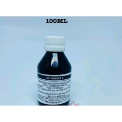 vitamina oleosa 100 ml (tocoferol) puro uso cosméticos.