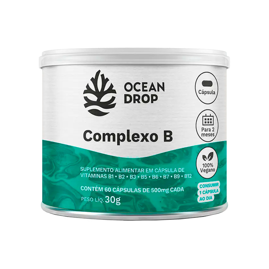 Suplemento de Vitaminas B ( Complexo B ) em Cápsulas ( B1 / B2 / B3 / B5 / B6 / B7 / B9 / B12 ) …