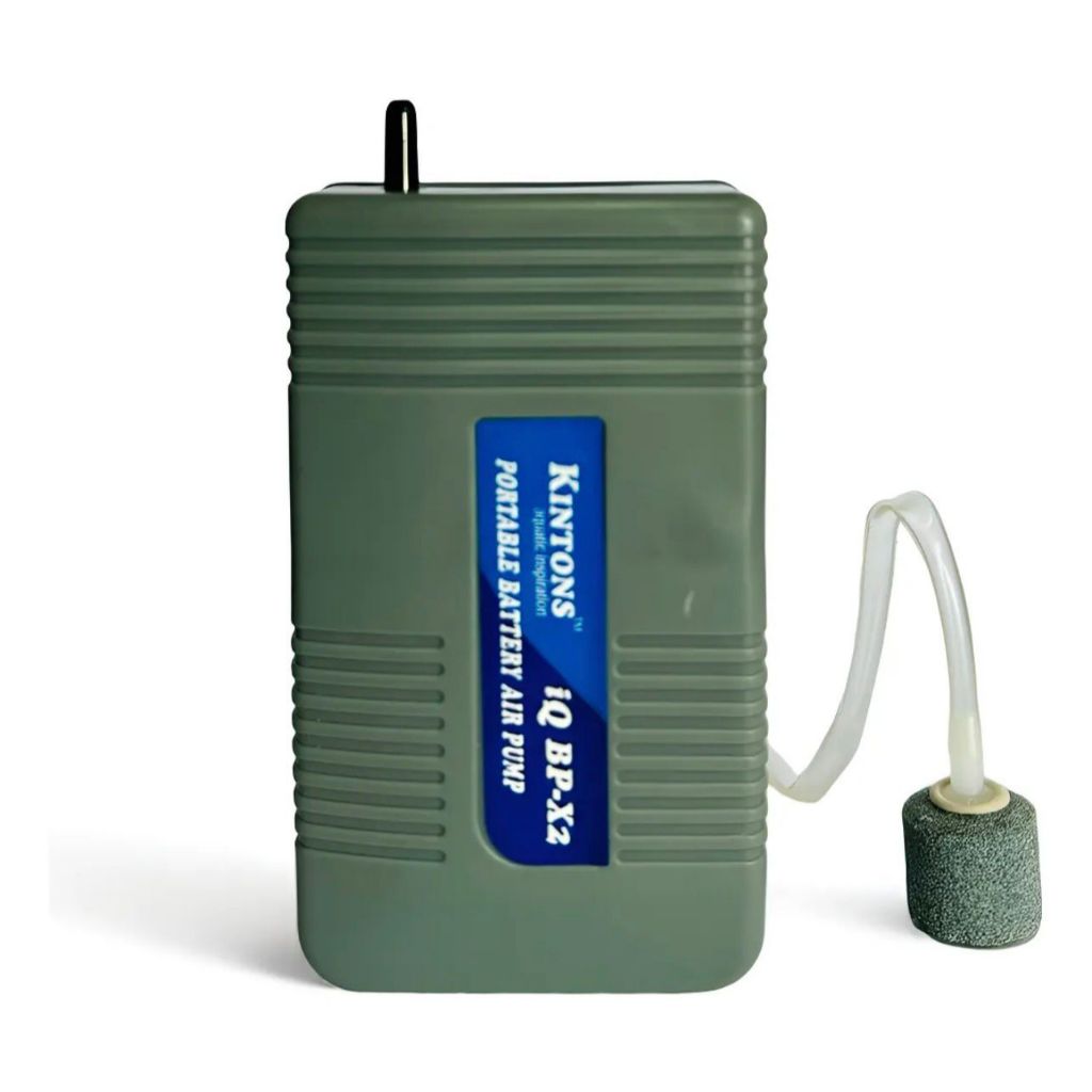 Compressor Ar 2l/min P/ Aquario E Pesca A Pilha Portátil 1.5 kinston X2