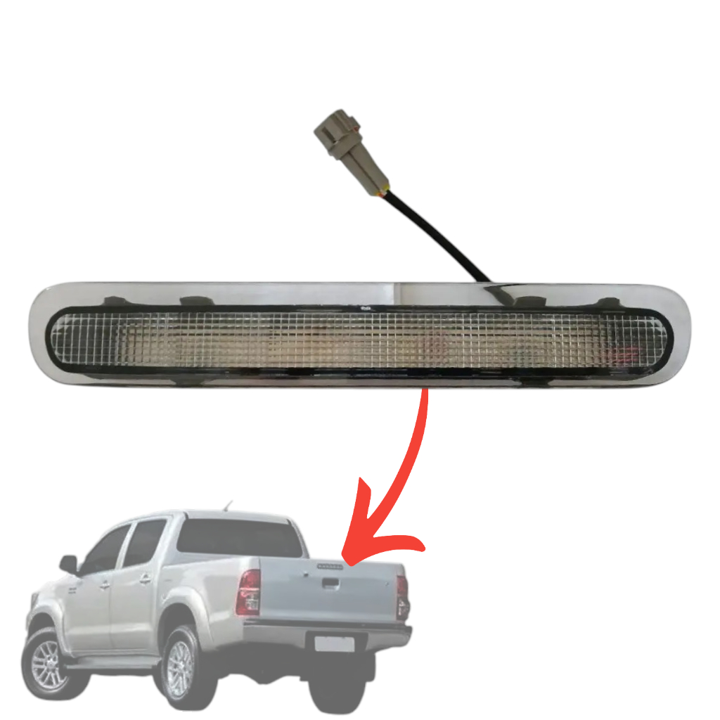 Break light lanterna caçamba traseira toyota hilux 2005 2006 2007 2008