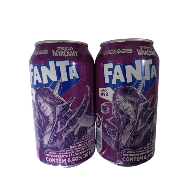 Refrigerante Fanta Uva 2X350ml – Edição Especial World of Warcraft