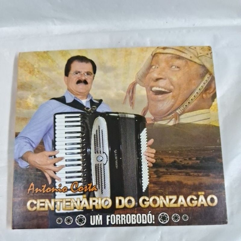 CD- ANTÔNIO COSTA= CENTENÁRIO DO GONZAGÃO ( USADO) LEIA A DESCRIÇÃO