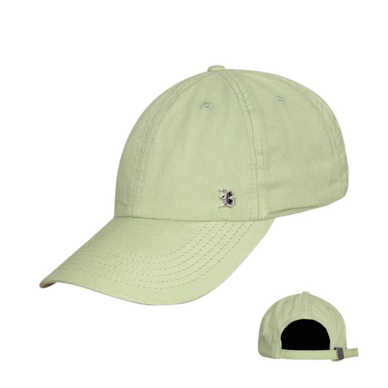 Boné Blck Snapback Dad Hat Verde Claro Metal Prata Aba Curva Original