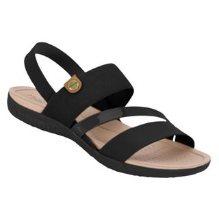 Sandália Feminina Modare Para Esporão Facite Plantar Ortopédica Calce Fácil Com Elástico Anabela - Produto Original
