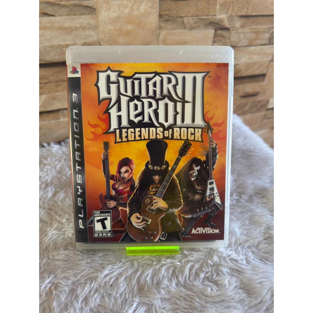 Guitar Hero 3 Legends of Rock - Físico - PS3 - Original - ENVIO IMEDIATO
