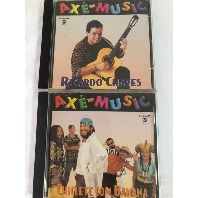 Lote 2 Cds Axé Music Chiclete Com Banana/ Ricardo Chaves