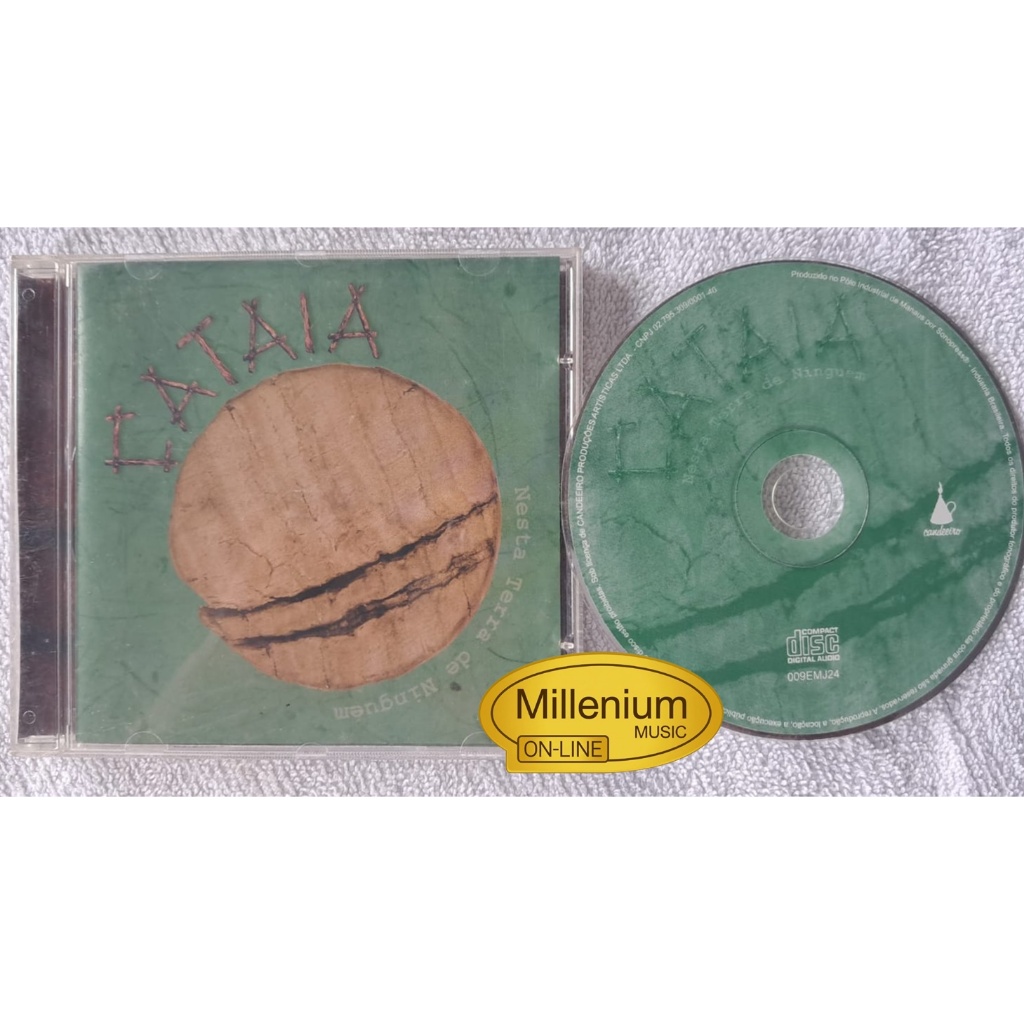 CD Cataia  Nesta Terra de Ninguém Forró Pe De Serra 2002 Original Gravadora Colecionador Ótimo Estado