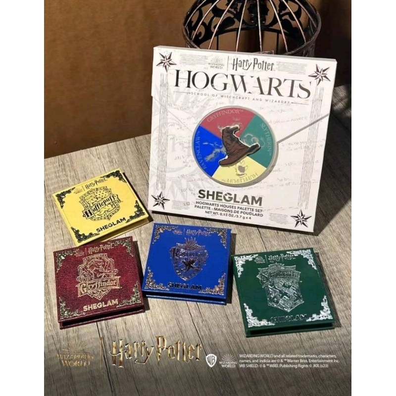 Paletas de Sombra SHEGLAM x Harry Potter™ House Of Hogwarts Grifinoria Sonserina Corvinal Lufa Lufa Coleção