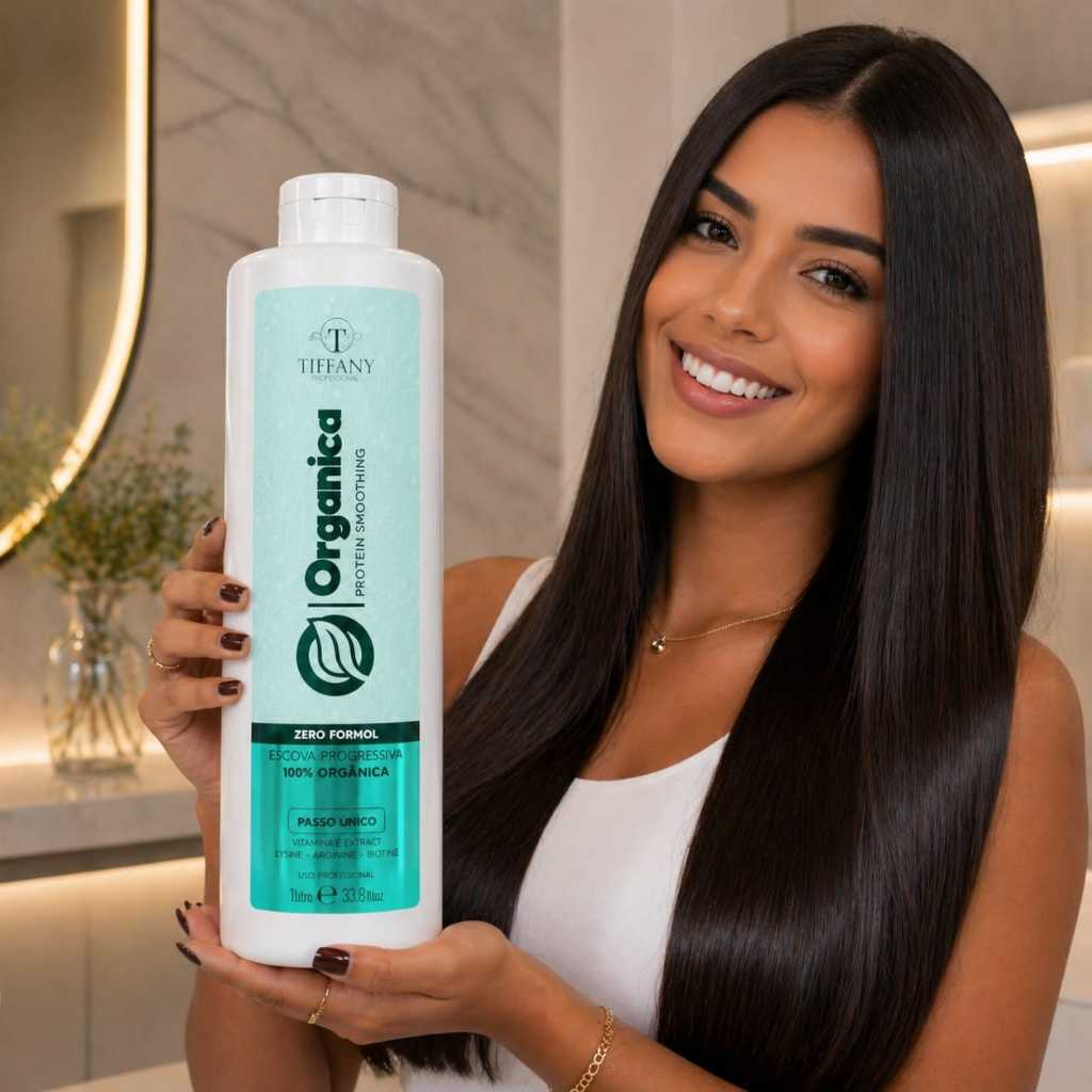 PROGRESSIVA ORGANICA SEM FORMOL 1LT ORIGINAL CABELO 100% LISO NA PRIMEIRA APLICAÇAO