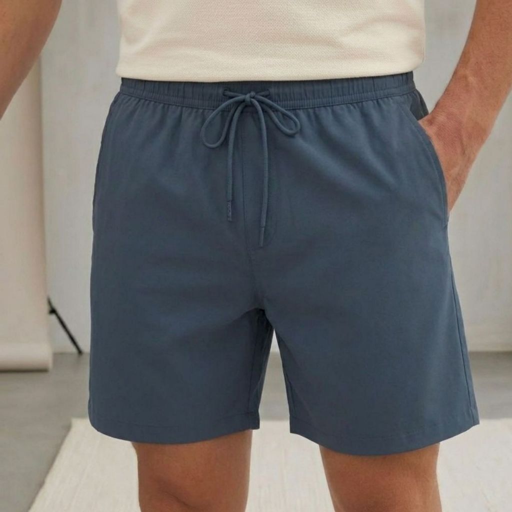 Bermuda Tactel Masculina com Elastano Esportiva Academia Casual Confortável Leve Envio Imediato