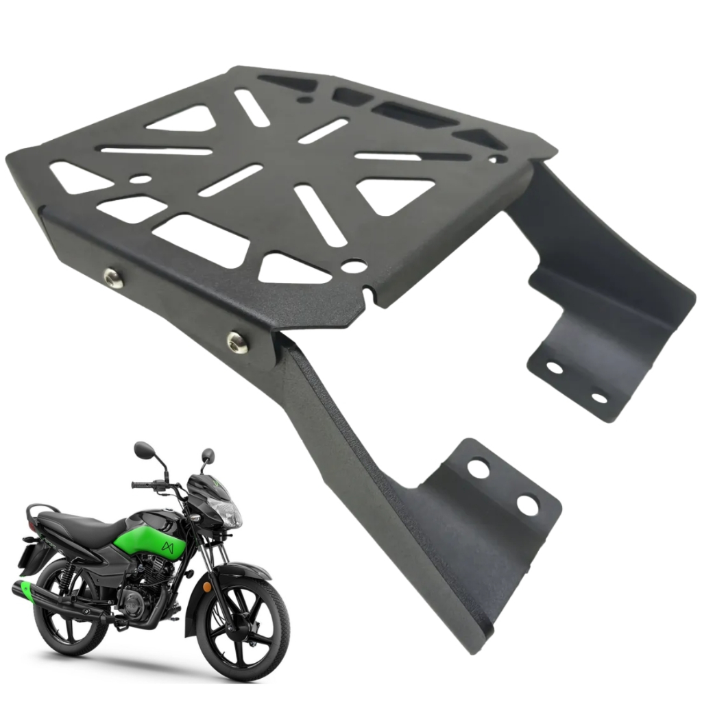 Suporte de bau Mottu Sport 110i bagageiro para bauleto p/ TVS 2023 2024 2025 2026 2027