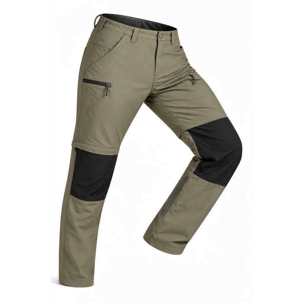 Calça bermuda masculina com Cordura Trail Light Trekking Bege