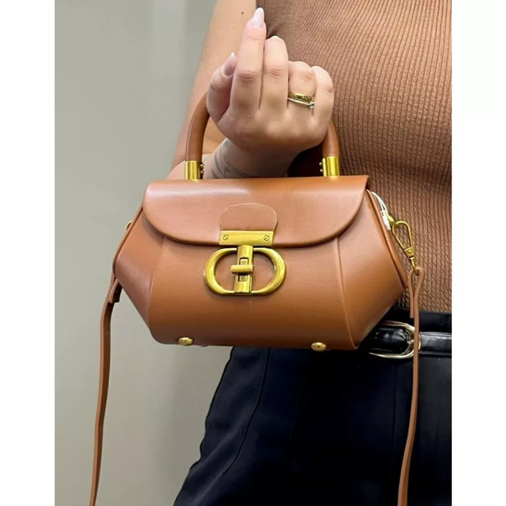 Bolsa Feminina Pequena Estilosa Festa Eventos Alça de Mão e Transversal