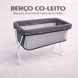 Berço Portátil Co-Leito Bebê Com Mosquiteiro Até 9kg Scorpion