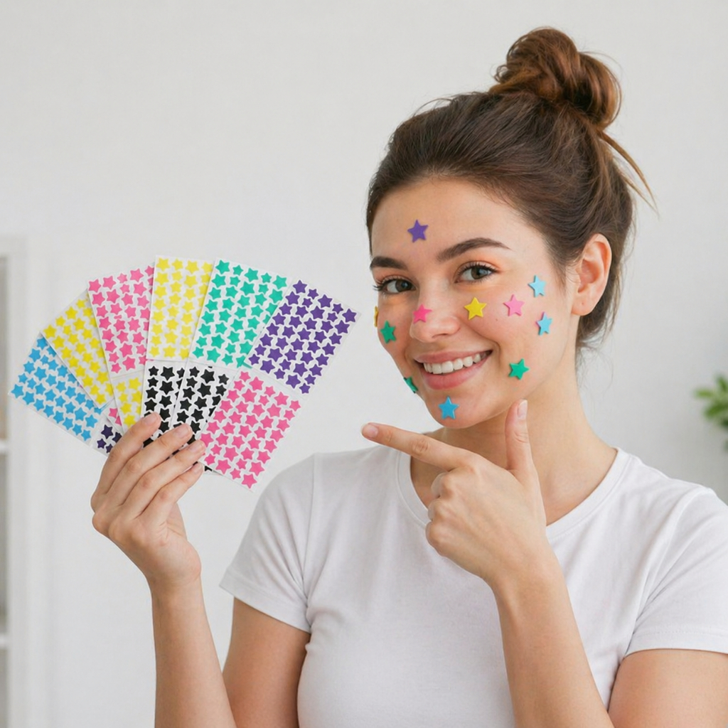 Adesivo Espinha Hidrocoloide Patch Acne Secativo Removedor Cravos Estrela Kit 40/120/240/320