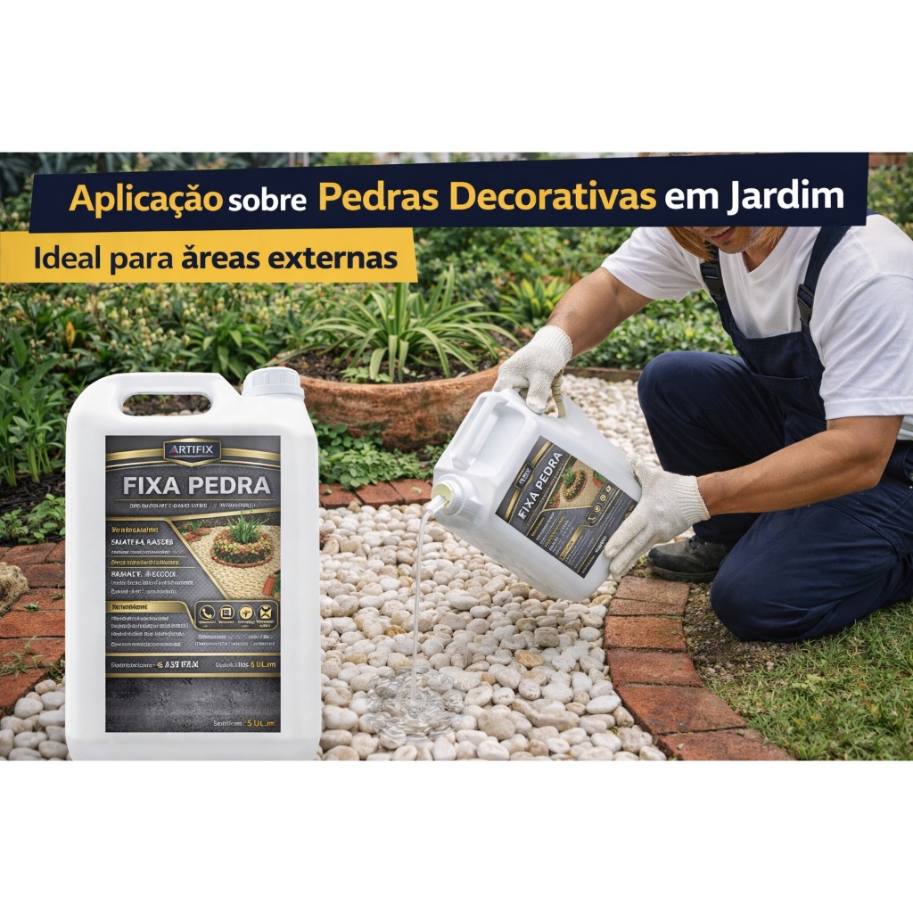 Fixador de Pedras 5L Secagem Rápida Para Construção