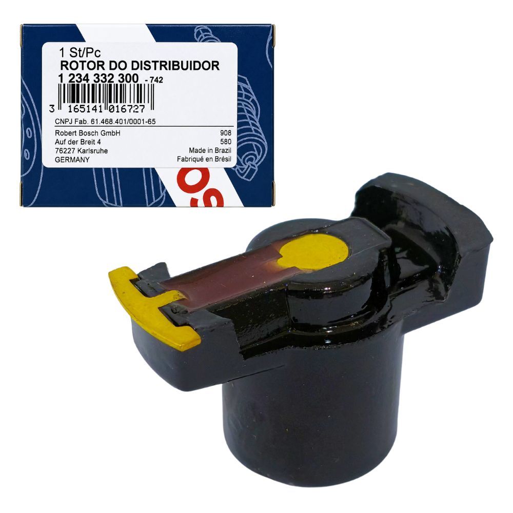 Rotor Distribuidor Apollo Fusca Gol Parati G1 G2 Kombi Santana Saveiro Escort Pampa Bosh 1234332300