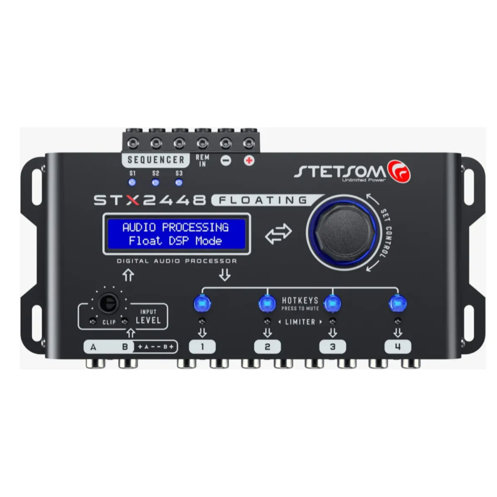 Processador Crossover Stx2448 Floating Stetsom Entradas Rca + Fio