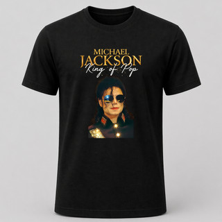 Camiseta  Michael Jackson King Of Pop , 100% Algodão