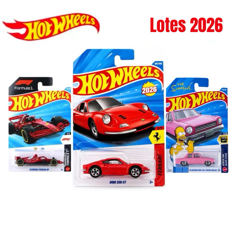 🔥 Hot Wheels 2026 | Lote G F E D C B e A | Lançamentos Mais Aguardados | Originais Mattel
