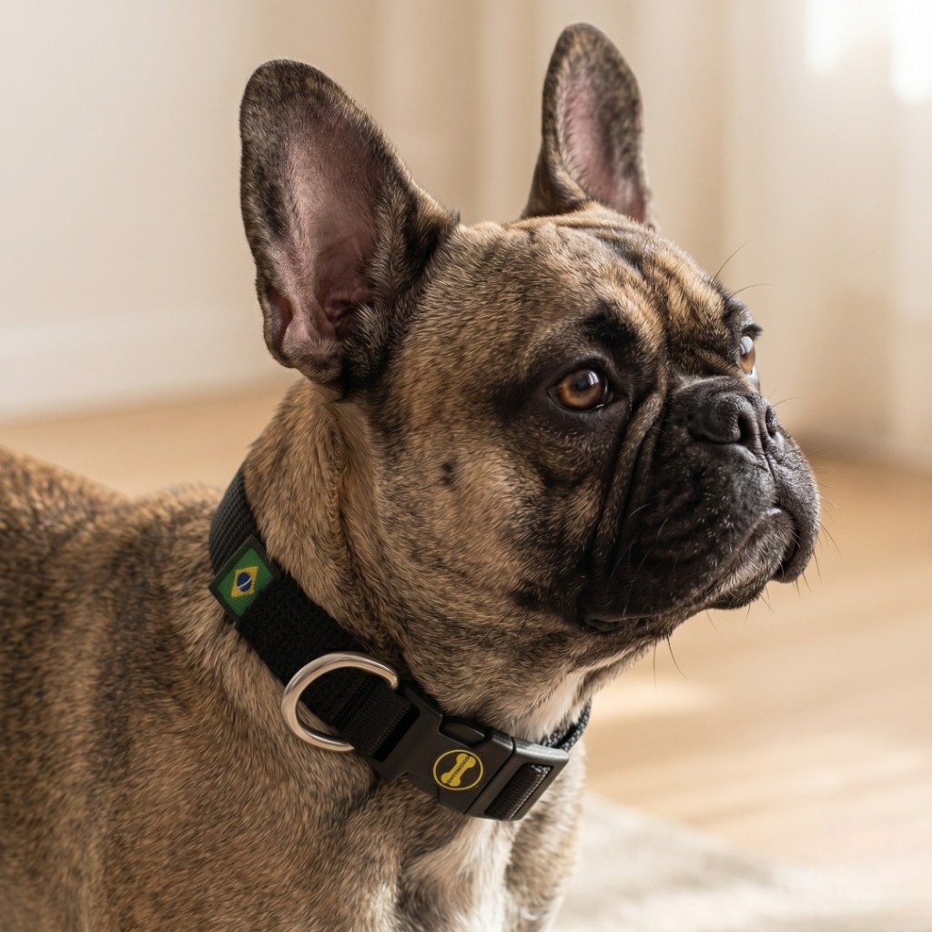 Coleira Preto Cachorro Pequeno Porte Pug Passeio Daschmund Amorosso Colar Little Filhote Dog Cão Pet