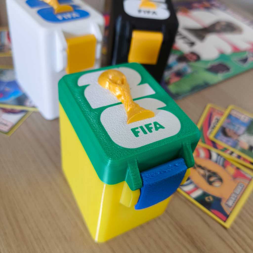 Caixa para Figurinhas Copa do Mundo 2026  ⚽ Organizador Porta Cards | Envio Rápido