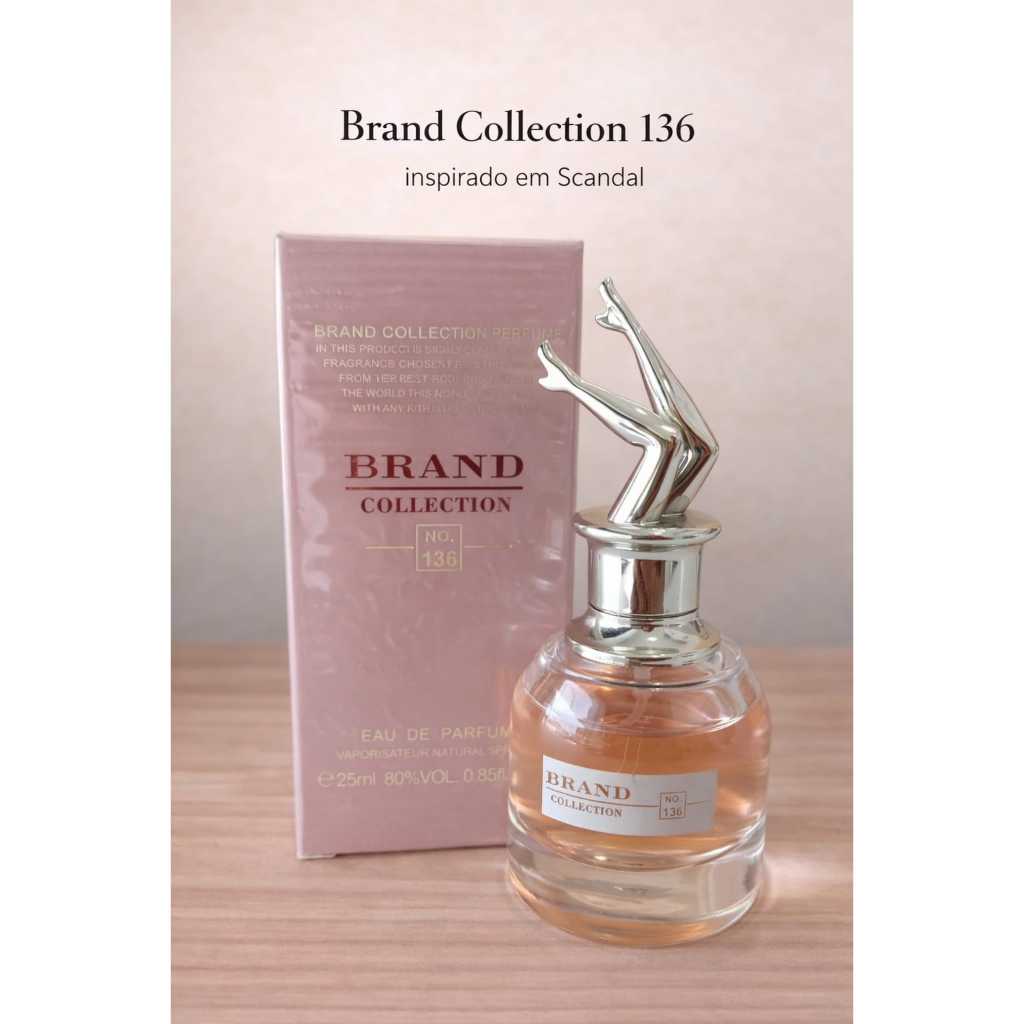 Perfume feminino Brand Collection - N.136 - 25ml miniatura lacrado