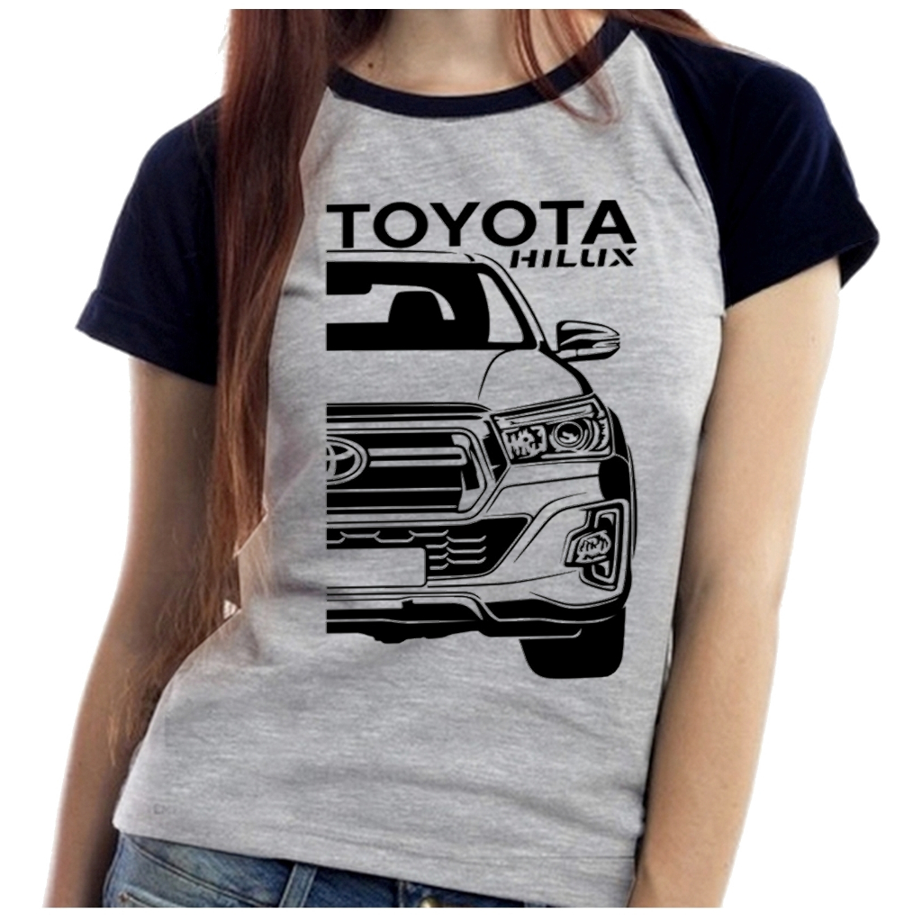 Baby Look Blusa Feminina ou Camiseta Unissex Toyota Hilux melhor camionete
