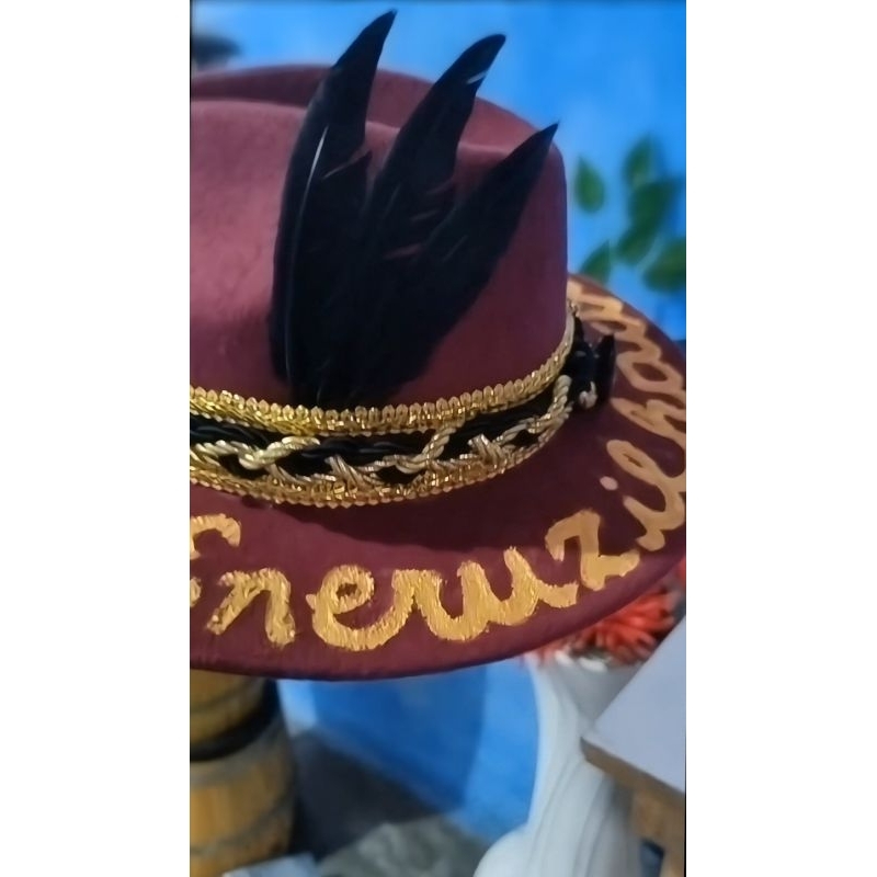 Chapéu Umbanda Personalizado | Preto Velho / Exu / Pomba Gira | Artesanal Exclusivo