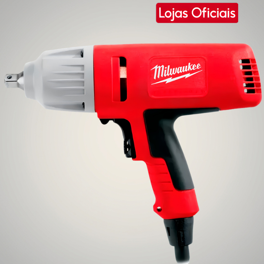 Chave De Impacto Elétrica Milwaukee 1/2 Pol 725W 400Nm 220V Pistola de Impacto Profissional 9072-59