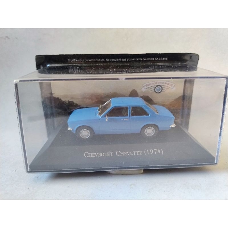 Miniatura Coleção "Carros Inesquecíveis do Brasil" Chevrolet Chevette 1974 Top Presente Amante/Coleciodor(Ler Descrição)