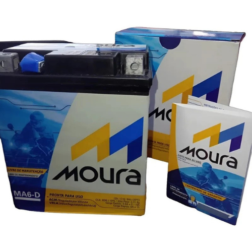 Bateria Moura 6ah Cb 300 Cb300 R Cb 300r Cb 300r Flex Ma6-d