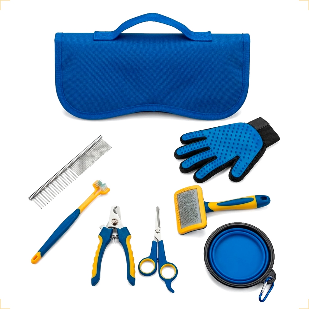 Kit Maleta Diversas Utilidades Essenciais Para Cães 