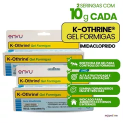 Kit 2 K-Othrine Gel para Formigas Bayer - 10 g