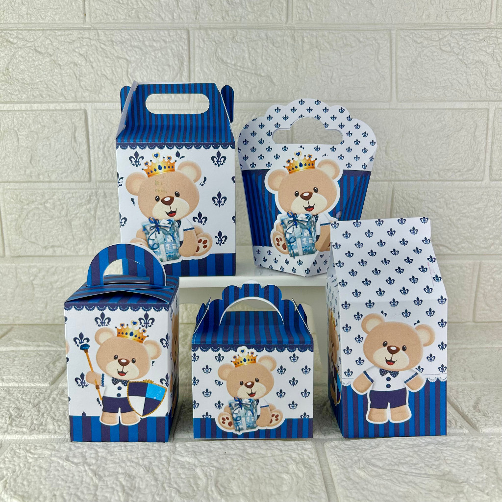 Kit 20 Caixinhas URSINHOS REALIZA  Lembrancinhas Festas infantis |  Mimos Aniversário |  Lembrancinhas |  Kit Festa