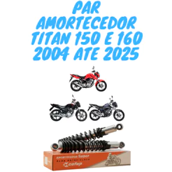 Par de Amortecedor Traseiro Honda CG Fan Titan Start Cargo 150 160 Original Cofap